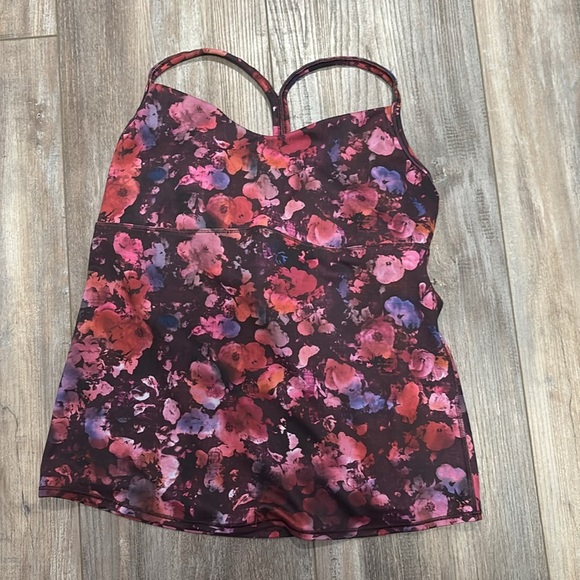 Athleta Legging (S) & Tank (M) Dappled Bloom Multi Floral Set - Valentine’s Day - Picture 9 of 12